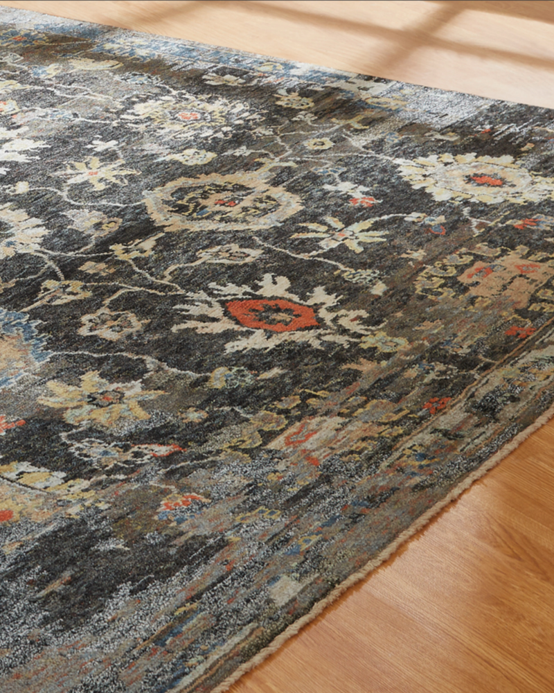 Capri Vintage Charcoal / Multi Transitional Rug