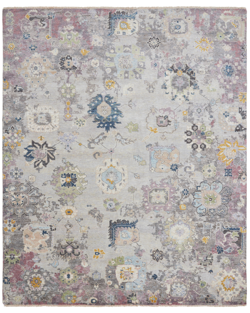 Capri Grey Blue Tones Transitional Rug