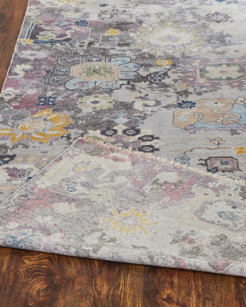 Capri Grey Blue Tones Transitional Rug
