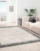 Celeste Tonal Greys / White Modern Rug