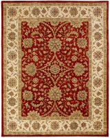 Empire Rust / Ivory Traditional Rug