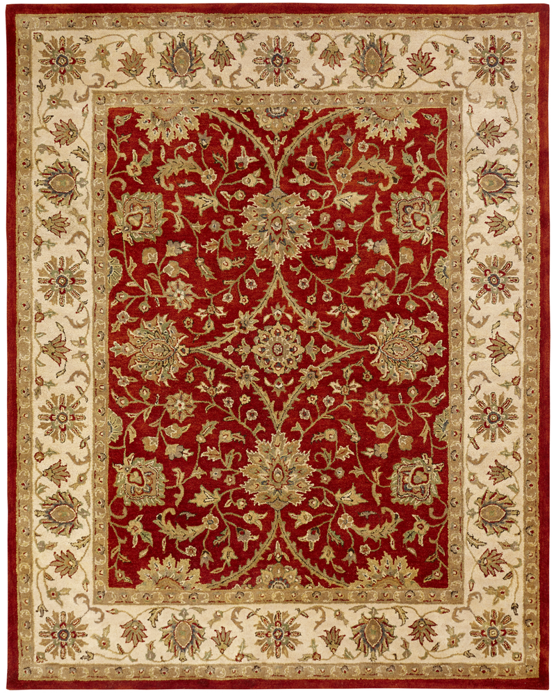 Empire Rust / Ivory Traditional Rug