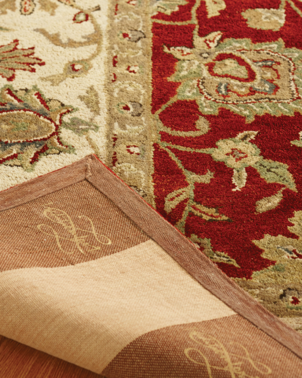 Empire Rust / Ivory Traditional Rug