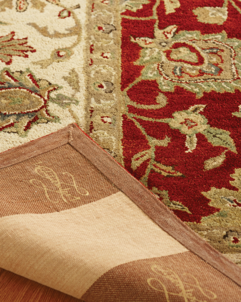 Empire Rust / Ivory Traditional Rug