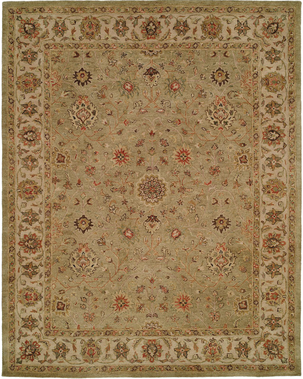 Empire Green / Ivory Traditional Rug