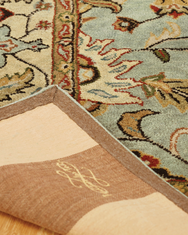 Empire Light Blue / Gold Traditional Rug