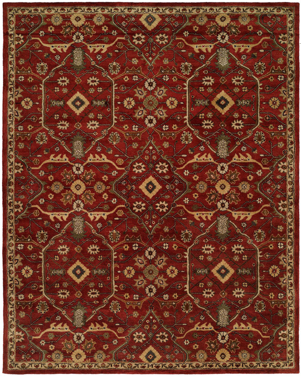 Empire Russet Traditional Rug