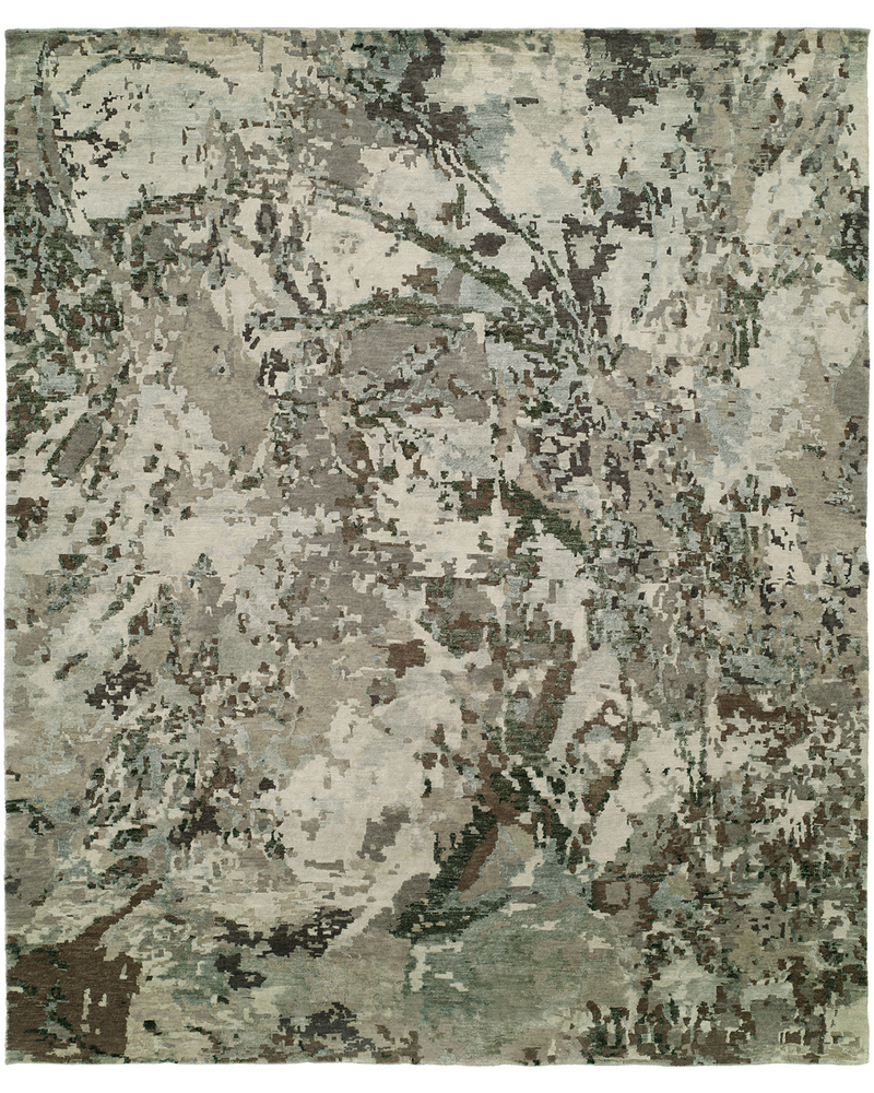 Equinox Abstract Earth Tones Modern Rug