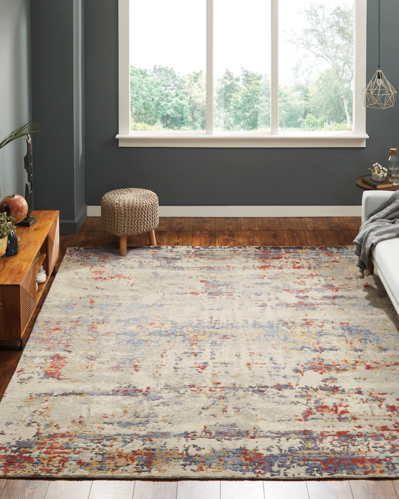 Equinox Ivory Multi Modern Rug