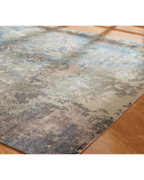Elara Earth Tones / Blue Modern Rug