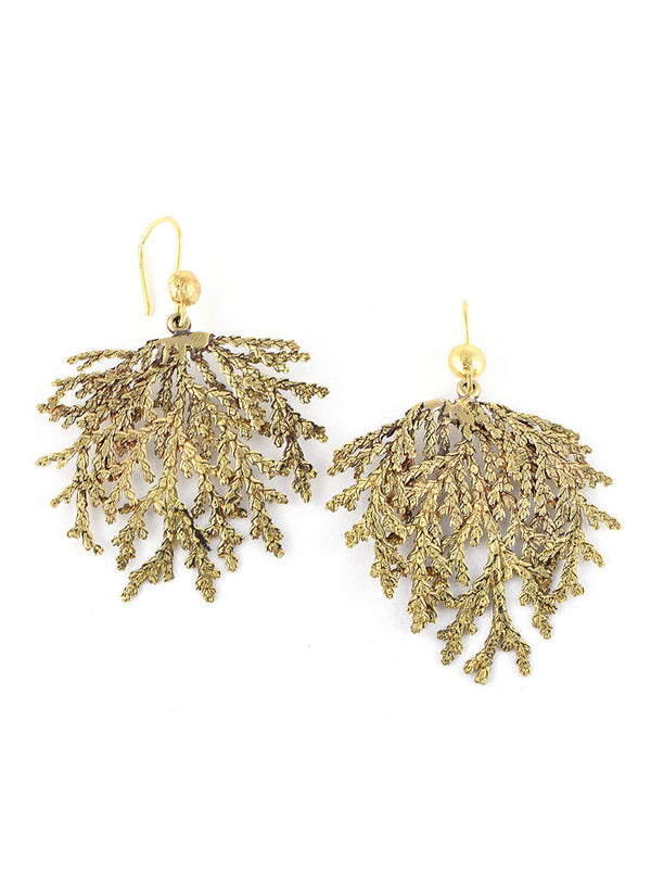 Gold Metal Earrings