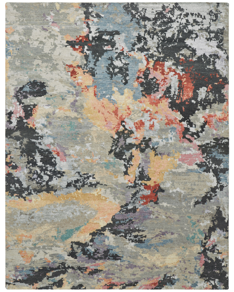 Harlow Greys/Multi Modern Rug