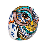 Ceramic Hand-Painted Owl, Multi