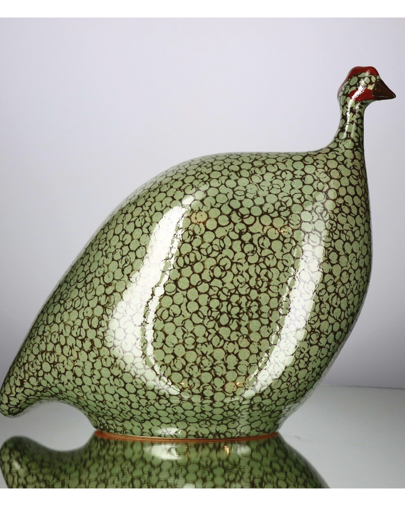 African Guinea Hen - Muted Pea