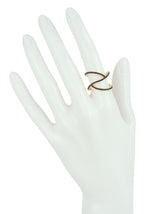925 Wave Ring, Gold