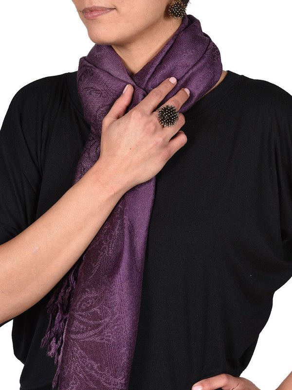 Statement Ring, Gold Metal