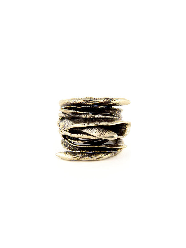 Statement Ring, Gold Metal