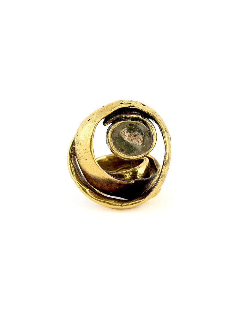 Statement Ring - Gold Metal