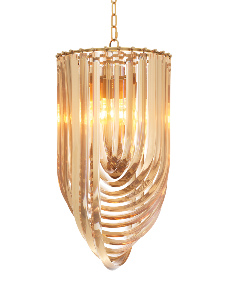 Chandelier Murano 35cm (Champagne)