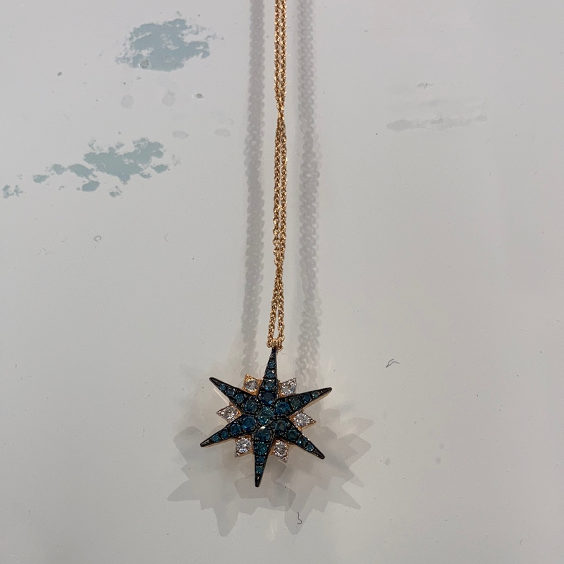 0.17ct 2.42g Dark Star Necklace