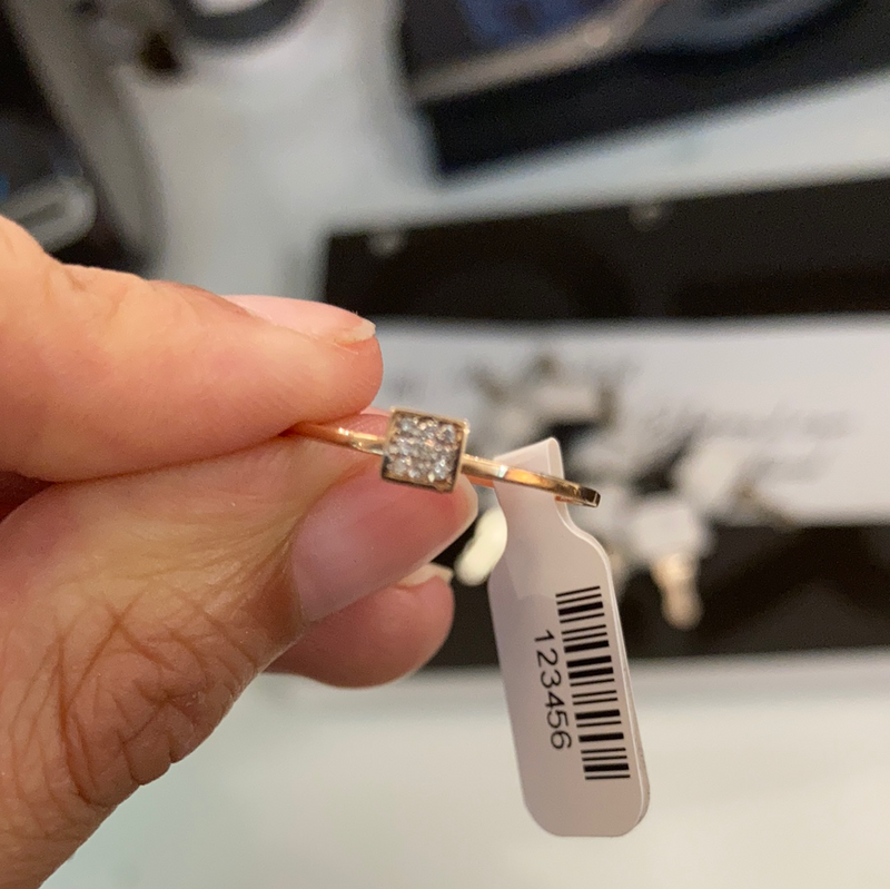 0.04ct 0.9g Gold Ring