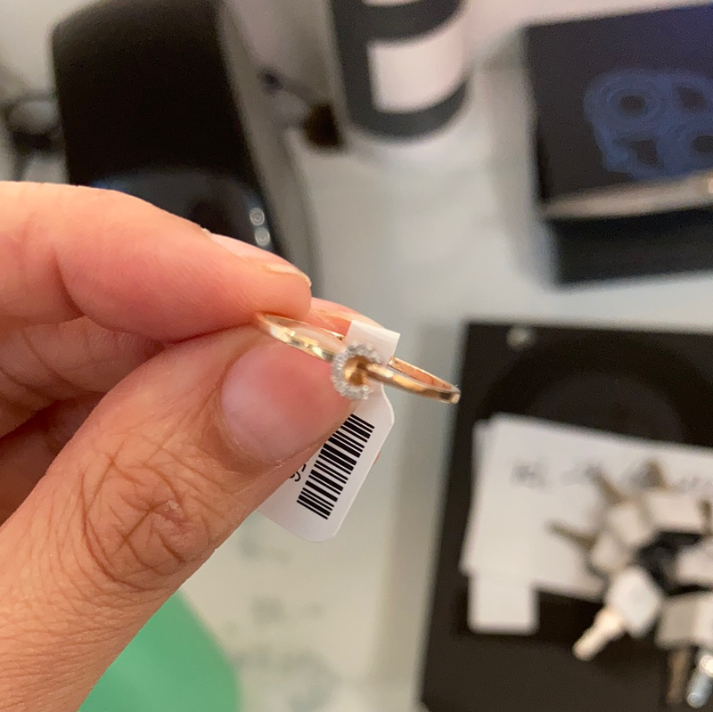 C Gold Ring