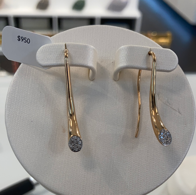 Dangly Gold Earrings