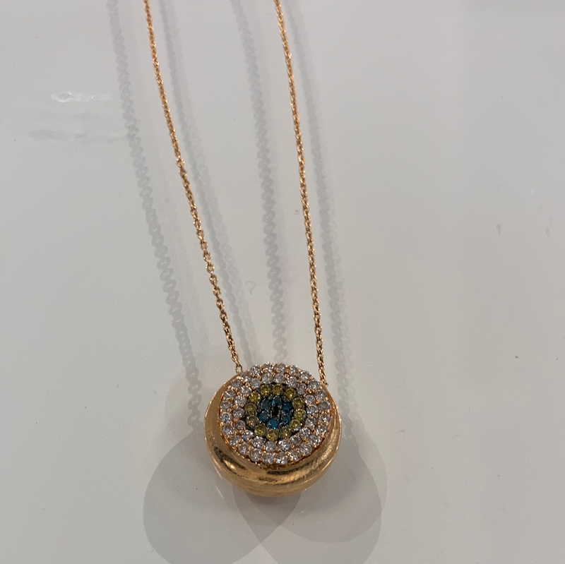 0.58ct 3.56g Circle Necklace