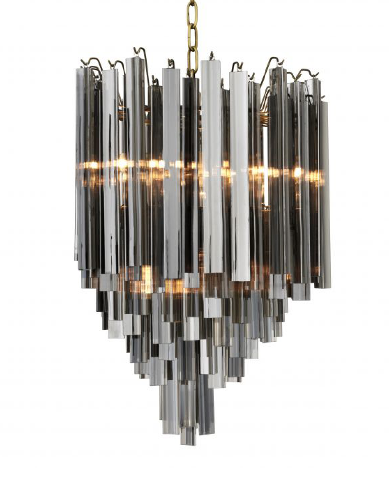 Chandelier Solerno (Smoke Glass)